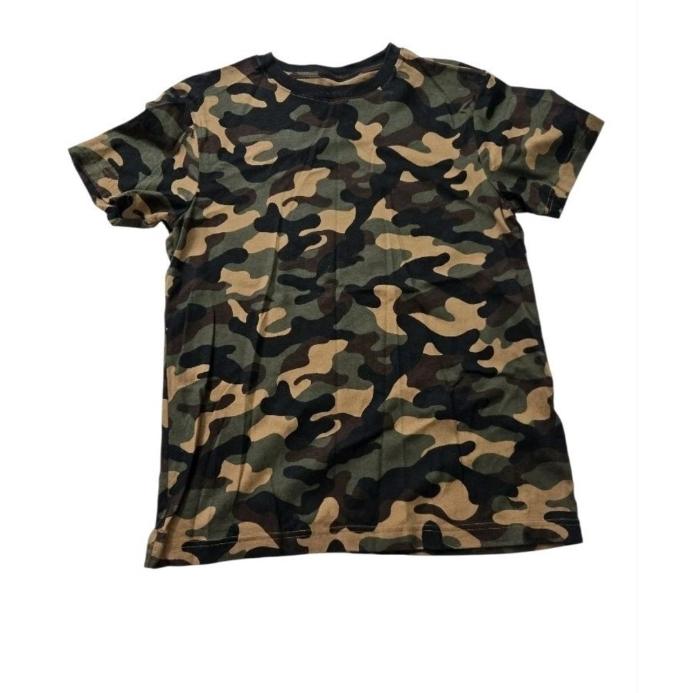 Original Use Mens Camouflage T-Shirt Size Small Crew Neck Short Sleeve Cotton